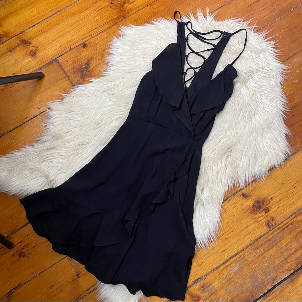 Flirty black dress